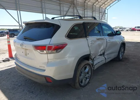 2015 Toyota Highlander Limited V6 z USA, uszkodzony, nr VIN 5TDYKRFH4FS115205